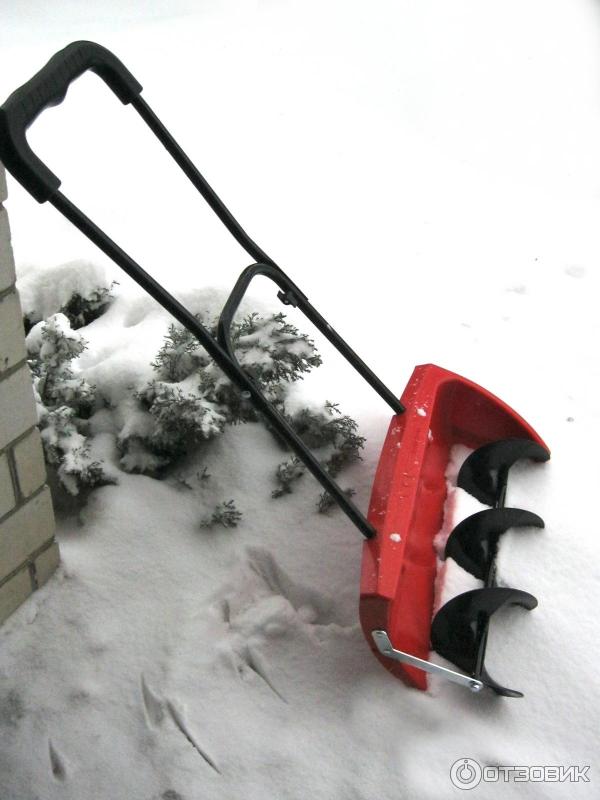 Супер лопата для снега со шнеком, forte qi jy 50