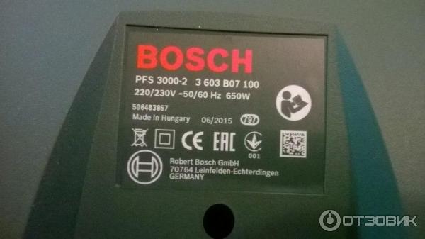 Отзыв о Краскопульт Bosch PFS 3000-2, качественный, легкий и продуктивный