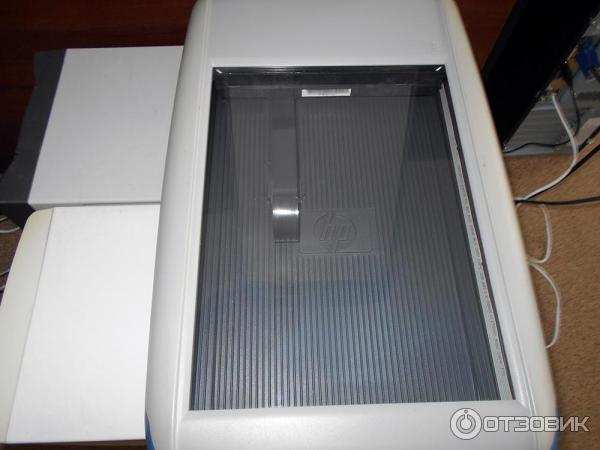 Сканирующая поверхность сканера HP Scanjet 3500C