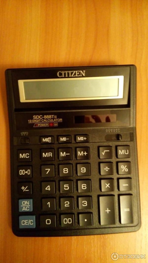 Калькулятор инструкция citizen sdc 888t