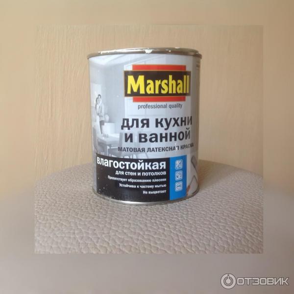 Отзыв о Краска Marshall | Действительно МОЮЩАЯСЯ краска для ванных и  кухонь! Эконом-вариант от AkzoNobel (аналог Dulux)!