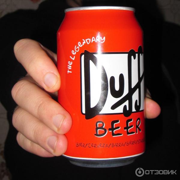 Пиво Duff фото.