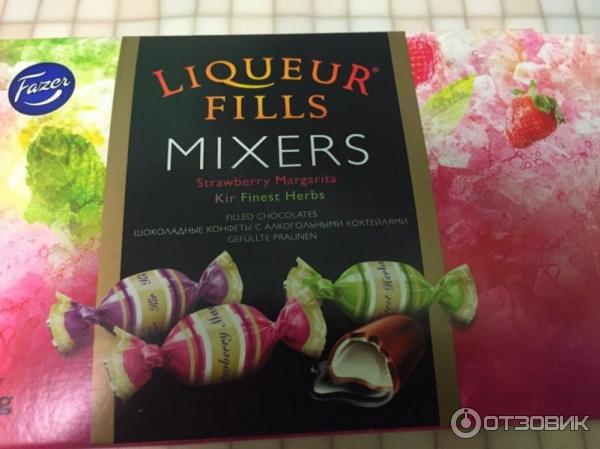 Шоколадные конфеты Fazer Liqueur Fills Mixers фото