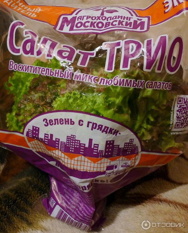 Свежий салат Московский фото