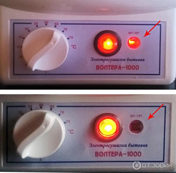 Электросушилка Вольтера-1000 люкс с капиллярным термостатом фото