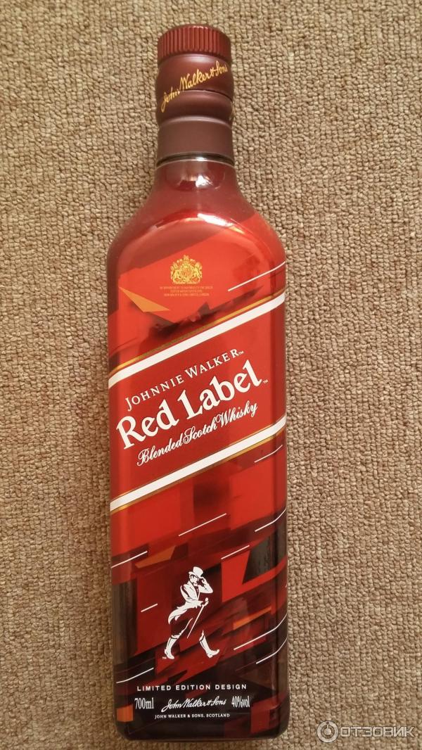 Отзыв: Виски Johnnie Walker "Red Label" - Яркий и недорогой виски...